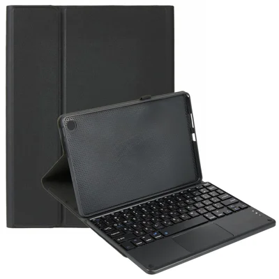 For Lenovo Tab 10.1 (2025) TB311 Leather Case with English Ukrainian Bluetooth-Compatible Keyboard with Touchpad