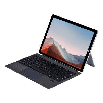 1109-D Bluetooth-Compatible Keyboard for Microsoft Surface Pro 7+ / 7 / 6 / 5 / 4 / 3 Touchpad Backlit Tablet Keyboard