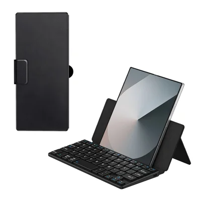 DUX DUCIS OK Mini Series Portable Keyboard with Flip Cover 3 in 1 Mini Wireless Keyboard Ultra Thin