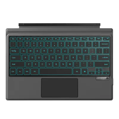 For Microsoft Surface Go 4 / 3 / 2 Rechargeable Magnetic Bluetooth-compatible Wireless Keyboard with Backlit