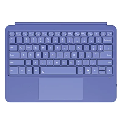 3109-AS For Microsoft Surface Pro 12inch Bluetooth-Compatible Backlit Touchpad Tablet Keyboard - Blue