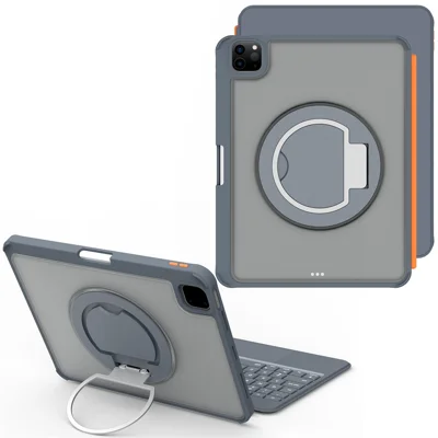TU3607 Floating Magnetic Keyboard Case for iPad Air 11 (2026) / (2025) / (2024) / iPad (2025) / Air (2022) / (2020) / Pro 11 (2022) / (2021) / (2020) / (2018) / iPad 10.9 (2022) - Grey
