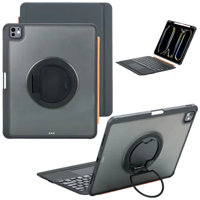 TU3609 Floating Magnetic Keyboard Case with Rotating Stand for iPad Air 13 (2026) / (2025) / (2024) / iPad Pro 12.9 (2022) / (2021) / (2020) / (2018)