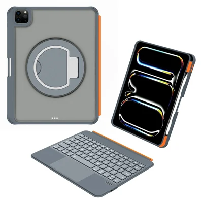 3607 Keyboard Case for iPad (2025) / iPad 10.9 (2022) / iPad Air 11 (2026) / (2024) / (2025) / iPad Pro 11 (2018) / (2020) / (2021) / (2022) / iPad Air (2020) / (2022) - Grey