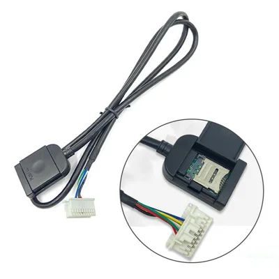 For Android Car Navigation Video Phone Cable 4G SIM Card Slot Connector Large Screen Compatible