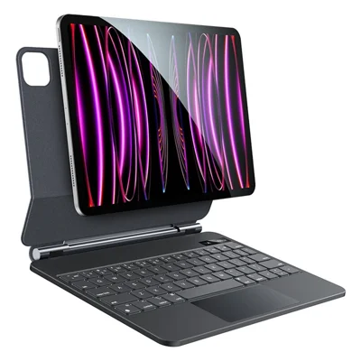 YESIDO KB26 Magnetic Floating Magnetic Keyboard Case for iPad Pro 12.9 (2020) / (2018) / (2017) / (2015) Dual Axis Rotation with 7-Color Backlit