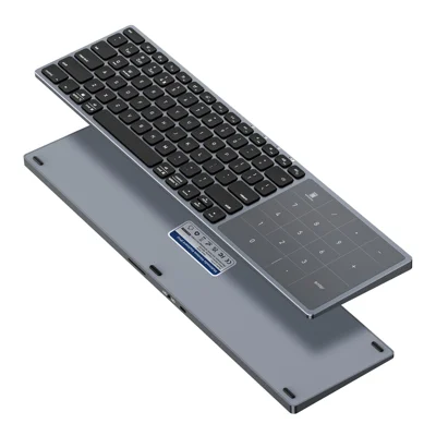 Tastiera Wireless in Lega di Alluminio con TouchPad DUX DUCIS Serie LK Pro Tastiera Wireless in Lega di Alluminio con TouchPad per Laptop/Tablet/Telefoni - Nero