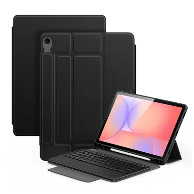 Dux Ducis per Samsung Galaxy Tab S10 FE / Galaxy Tab S9 FE / Galaxy Tab S9 / Galaxy Tab S10 Lite DUX DUCIS Serie YK Custodia con Tastiera Wireless Staccabile con Touchpad, Cover per Tastiera Compatibile Bluetooth - Nero