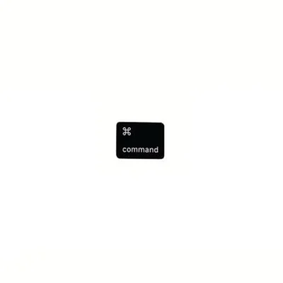 10 Pezzi Tasti con Simbolo Tasto Comando Destro (Layout Danese) per Macbook Air 13 pollici (2020) A2179 / Macbook Pro 13 pollici (2020) A2289 Tastiera per Laptop
