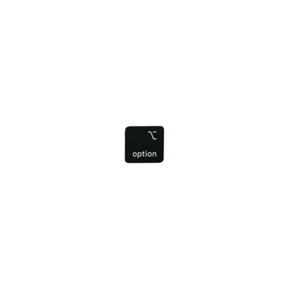 10 Pezzi Tasti Simbolo Opzione Sinistra (Layout Danese) per Macbook Air 13 pollici (2018) A1932 / Macbook Pro 13 pollici (2017) A1706 Tastiera Laptop