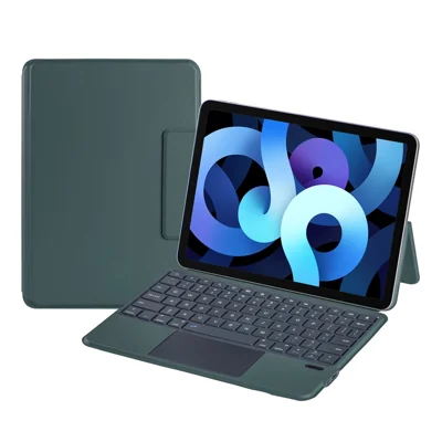 3125-6 For iPad Air (2020) / (2022) / Pro 11 (2022) / (2021) / (2020) / (2018) Bluetooth-Compatible Keyboard Case - Blue