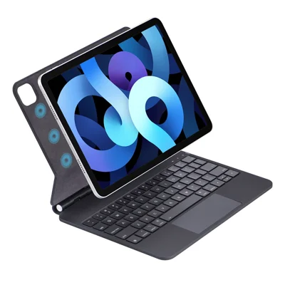 Funda teclado magnética flotante X7 para iPad Air 11 (2026) / (2025) / (2024) / Air (2022) / (2020) / iPad Pro 11 (2022) / (2021) / (2020) / (2018) con panel táctil - Negro