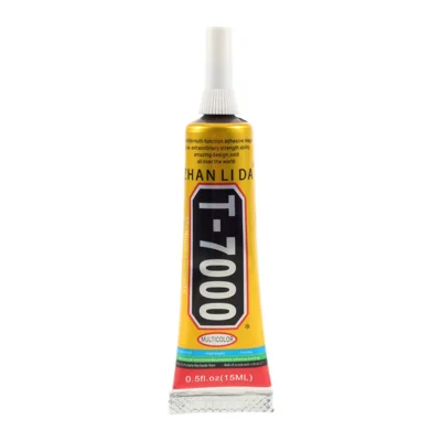 Pegamento negro para teléfonos celulares y joyas T-7000 de 15 ml
