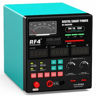 RF4 RF-3005 PRO Power Supply Pointer Display High Precision Power Meter - EU Plug