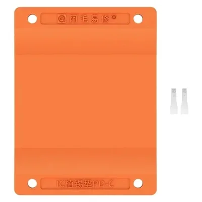 AMAOE BGA Chip Rework Reballing Stencil Magnetic Positioning Tin Pad for iPhone / Android Phone Repair