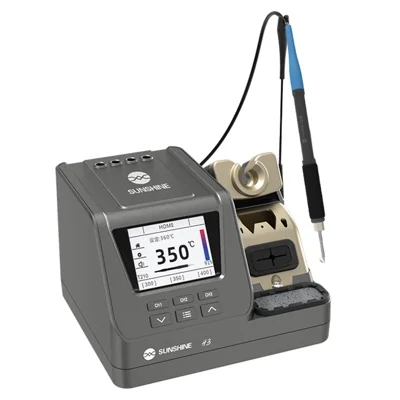 SUNSHINE H3 210 Smart Soldering Station Rapid Heating Automatic Sleep PCB Chip Repair Soldering Machine - EU Plug