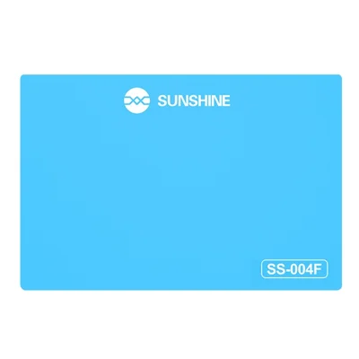 SUNSHINE SS-004F Extra Large Heat Insulation Mat High Temperature Resistant Insulation Pad for Electronic Product Repair Station - Blue