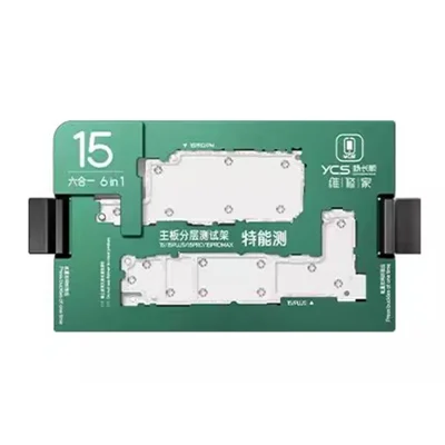 Fixation de Test Multicouche YCS pour Carte Mère avec Ressort à Sonde en Cuivre Béryllium pour iPhone 15 / 15 Plus / 15 Pro / 15 Pro Max