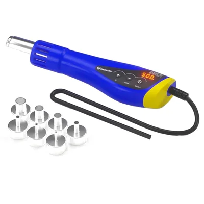 MECHANIC 958HT Pistola ad Aria Calda Digitale Portatile Controllo della Temperatura Display per Riparazione Progetti FAI-DA-TE - Spina UE