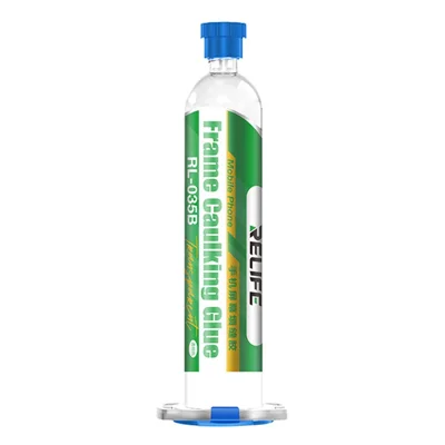 RELIFE RL-035B 30 ml Colle Scellant Étanche pour Écrans Courbés, Colle Transparente Non Corrosive et Élastique pour Téléphones à Écran Courbe