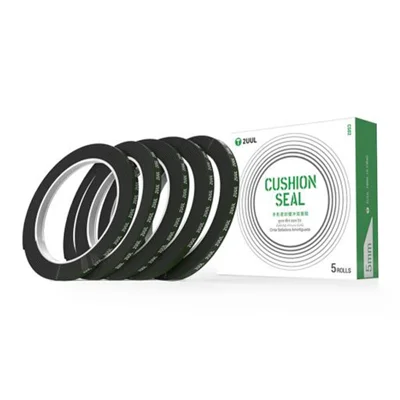 2UUL CS02 5 Rollen 5 mm Dichtungsband für Bildschirmrahmen Rückabdeckung doppelseitiges Klebeband