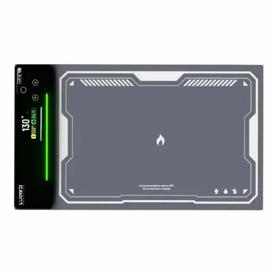LUOWEI HP3 12 Pollici Tappetino Riscaldante per Schermo, Tappetino con Controllo della Temperatura e Riscaldamento Rapido per la Riparazione di Telefoni e Tablet - Spina UE