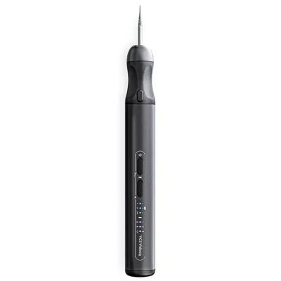 YCS trådløs elektrisk slibepen med 7 slibekoppenheder, 280 mAh hurtig opladning, præcisions-slibeværktøj - Sort