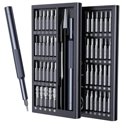 AXTH Set di cacciaviti di precisione 50 in 1, set di attrezzi di riparazione con punte magnetiche in acciaio S2 per telefono, laptop, console di gioco, orologio, occhiali