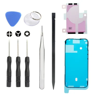 JF-8162 Para iPhone 14 Pro Max Kit de Ferramentas de Reparação de Bateria 9 em 1 com Fita Adesiva, Ferramentas de Alavanca e Jogo de Chaves de Fenda