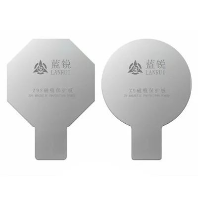 LANRUI Z9S / Z9 2 pièces / ensemble de plaque de protection magnétique pour la réparation de la vitre arrière du téléphone, plaque de blindage magnétique anti-décollement
