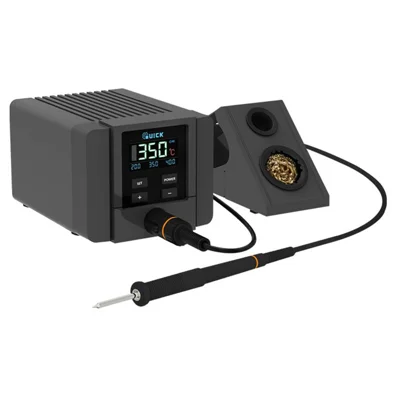 Stazione di saldatura intelligente di precisione QUICK TS11 90 W, schermo LCD HD a colori, saldatore con pulsanti meccanici - Spina UE