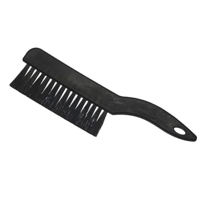 Anti-Static Wire Brush 16 Bundles Hard Steel Bristle Industrial Cleaning Brush for Metal Surface Rust Removal