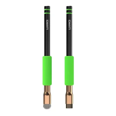 LUOWEI LW-BR01 2 stuks IC-chip Soldeertap Adhesive Removal Borstelset voor Moederbord Reparatie