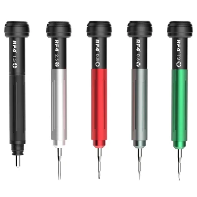 RF4 RF-SD60 5-in-1-Setschraubendreher für Handy-Reparatur, Glassprenger-Stift für Mobiltelefone