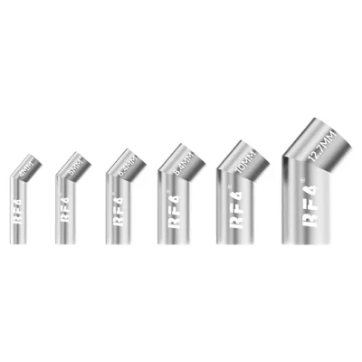 Set di 6 pezzi di ugelli per pistola ad aria calda RF4 RF-R6B, ugelli metallici per stazione di saldatura riparazione