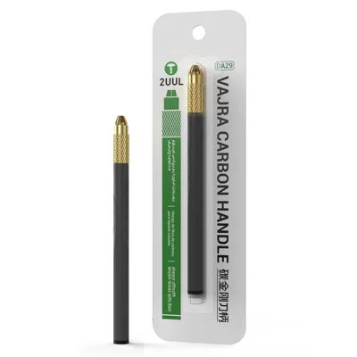 2UUL DA29 Vajra Koolstofvezel Handvat voor Mobiele Telefoon Reparatie Mes Precisie Elektronica Reparatiegereedschap