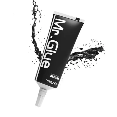 2UUL Mr. Glue 25ml Mehrzweck-Reparaturkleber Schnelltrocknender Präzisionskleber für Handyreparaturen - DA41 Schwarz