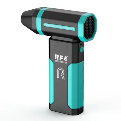 Ventilador portátil recargable RF4 RF-P6 para eliminación de polvo 6000mAh 42 m/s con luz nocturna LED