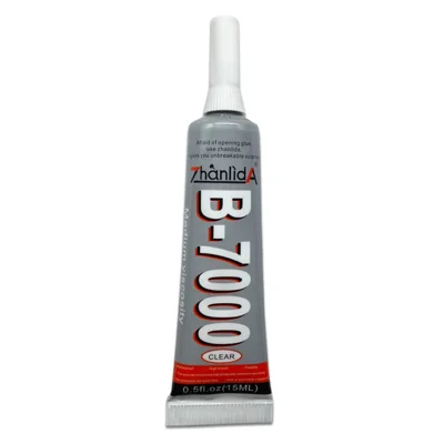 ZHANLIDA B-7000 15ML Clear Glue Multi-Purpose Adhesive Waterproof High Elastic Fast Drying for Jewelry Phone Screen Repair - Transparent