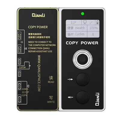 Qianli Cópia Corretor de Dados da Bateria de Energia Para Iphone 11 / 12 Série Leitura de Dados da Bateria e Escrita Para Erro de Reparo Erro de Saúde Aviso