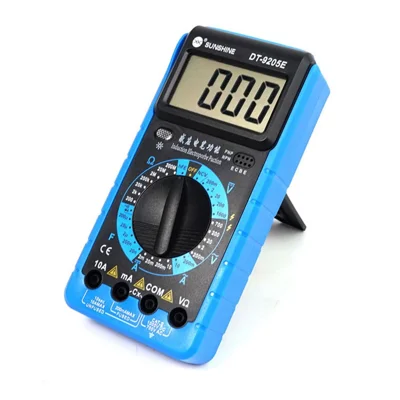 Sunshine DT-9205E de Alta Precisão Multímetro Digital Proteção de Sobrecarga Proteção de Exibição LCD Testador de Instrumentos Para Ferramentas de Reparo