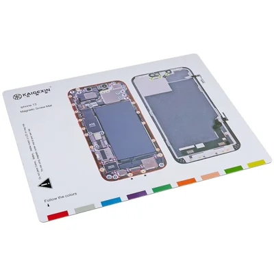 KAIGEXIN Tapis magnétique à vis pour iPhone 13 6.1 pouces Mini Chart Work Pad Vis Tient l'outil de réparation