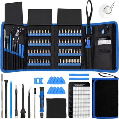 120 Bits Cellphone Repair Tool Kit für iPhone, iPad, Kamera Präzisionsschraubendrehersatz