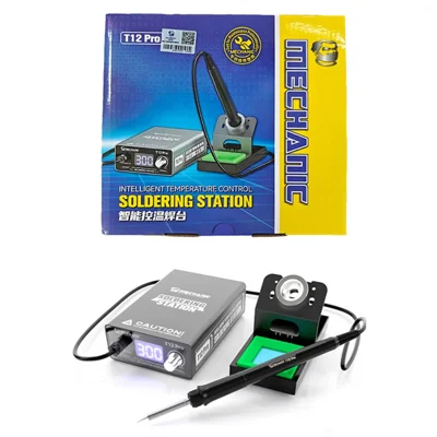 MECHANIC T12 Pro Stations de soudage intelligentes Contrôleur de température anti-statique Outil de réparation électronique - Prise EU
