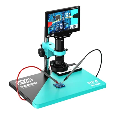 RF4 RF-50M monokulär mikroskop 7X-50X HD-kamera LCD-display mikroskop för mobilreparation