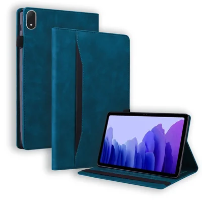 For OnePlus Pad 3 / Pad 2 Pro / Oppo Pad 4 Pro Case PU Leather Protective Folio Tablet Cover with Card Holder - Blue