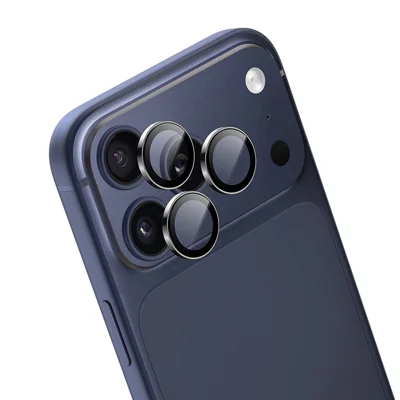 DUX DUCIS For iPhone 17 Pro Max / iPhone 17 Pro Camera Lens Protector  HAWK Series Tempered Glass Lens Protector - Black