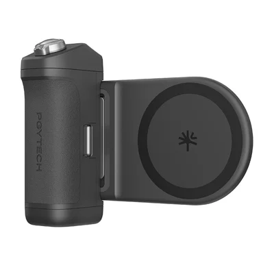 PGYTECH MagCam 2 Магнитный держатель для смартфона с беспроводной зарядкой, ручка для съёмки, держатель EDC, совместимый с Bluetooth пульт дистанционного управления - P-PG-081 Черный