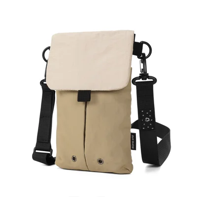DUX DUCIS Crossbody Bag FLEX Series Nylon Phone Crossbody Bag - Khaki