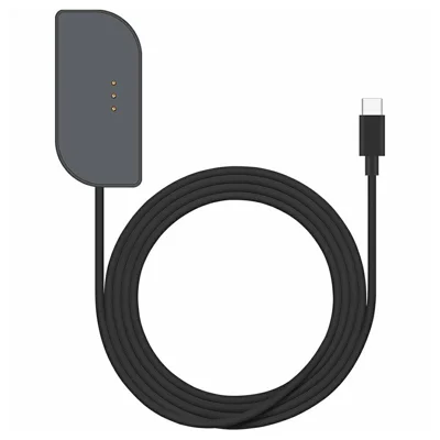 Magnetic Wireless Charger for iPad Pro 12.9 (2022) / (2021) / (2020) / (2018) PD Fast Charging Type-C Nylon Braided Cable - Black